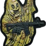 Нашивка Привид оптиміст 3d PVC МС