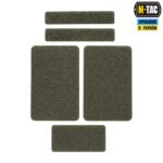 Комплект липучок для шевронів/погонів (5 шт) Black, Нашивки - Image 2