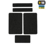 Комплект липучок для шевронів/погонів (5 шт) Black, Нашивки