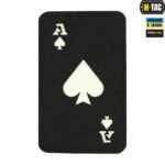 Нашивка Ace of Spades Laser Cut Ranger світлонакопичувач Олива - Image 3