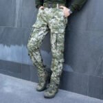 Штани тактичні Pobedov Hardy Soft Shell Cargo піксель S