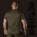 Футболка Camotec Tactical Army ID CoolPass Antistatic Олива 5864 S - Image 9
